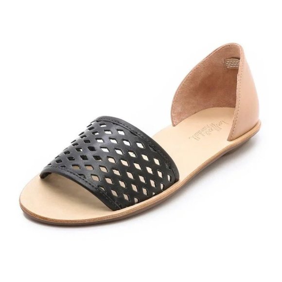 NEW HTF Loeffler Randall Sawyer sandals HTF Leather BNIB sz 10 - Picture 1 of 6